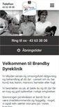 Mobile Screenshot of broendbydyreklinik.dk